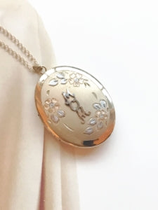 Vintage Mom gold filled locket