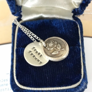 Custom stamped and wax seal jewelry