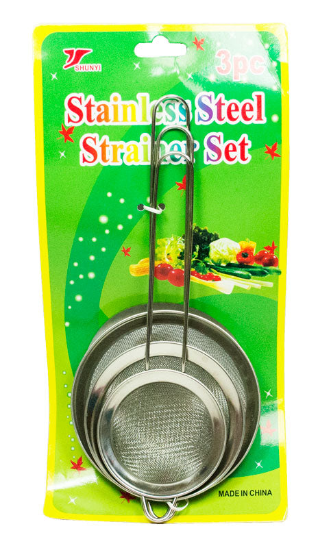 2 PC Stainless Steel Sink Strainers - Dallas General Wholesale