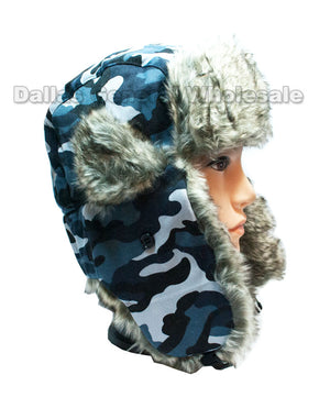 Camouflage Trooper Aviator Hats Wholesale