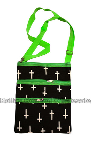 Cross Print Girls Shoulder Bags Wholesale