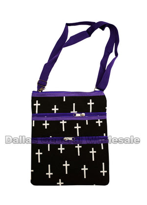 Cross Print Girls Shoulder Bags Wholesale