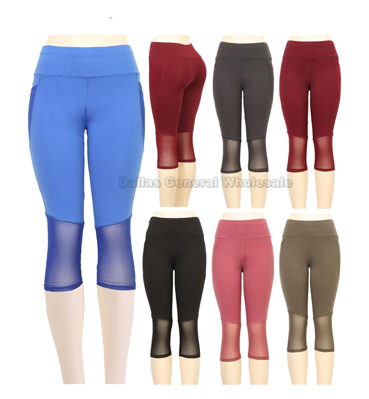 Ladies Active Capris with Pockets Wholesale