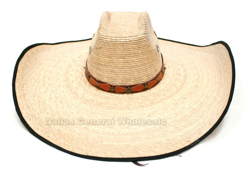 cowboy style straw hats