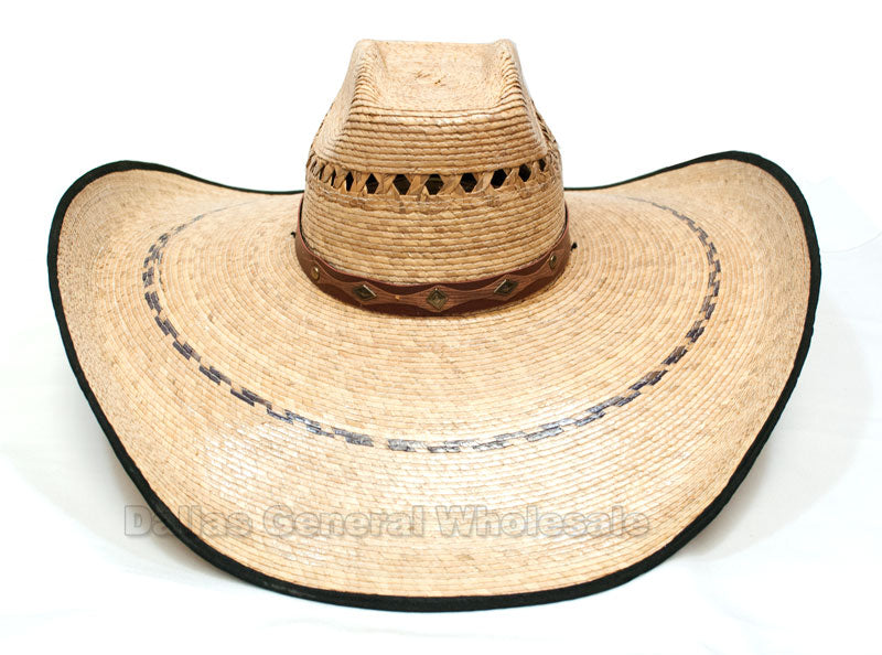 cowboy style straw hats