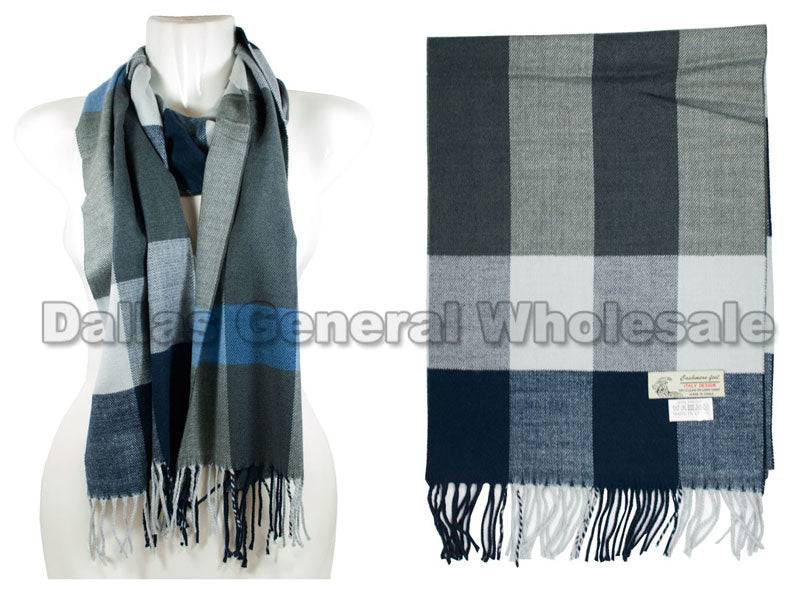 Men Cashmere Feel Scarf Wholesale