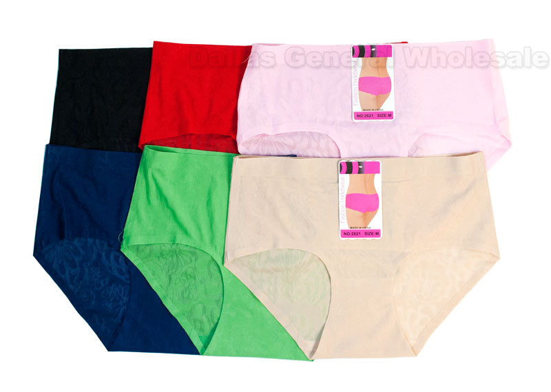 Wholesale Brand Name Ladies' Seamless Thong Underwear (Size S-XL) - Asst  Colours - Bargains Group