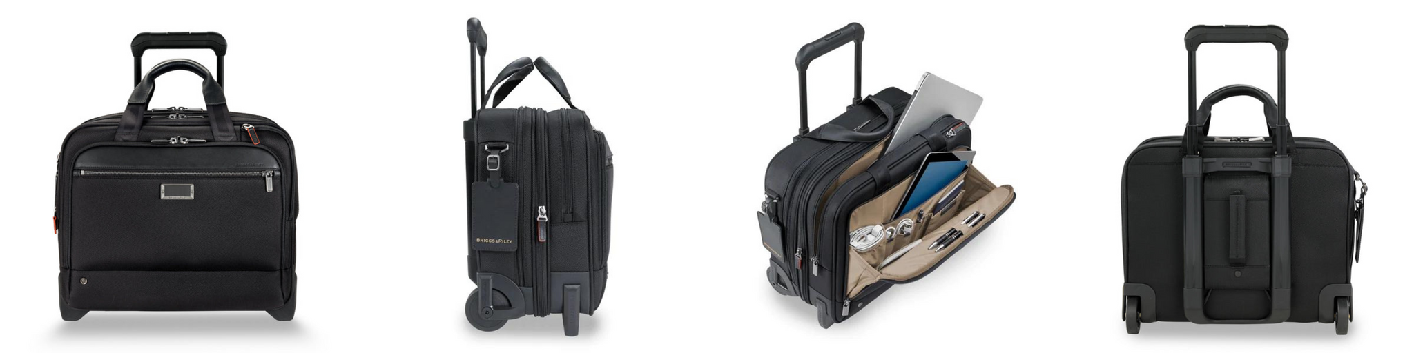 multiple images of MEDIUM 2-WHEEL EXPANDABLE BRIEF
