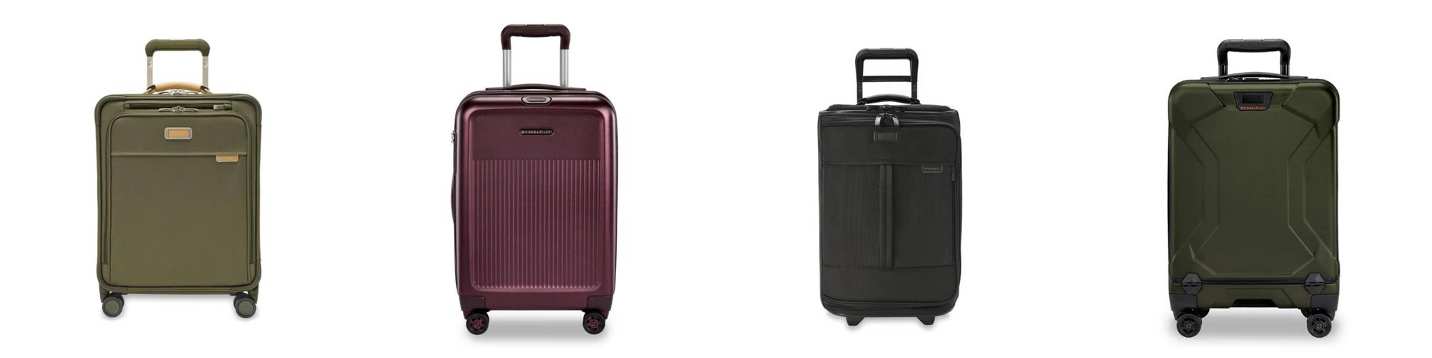 collection of international carry-on suitcases