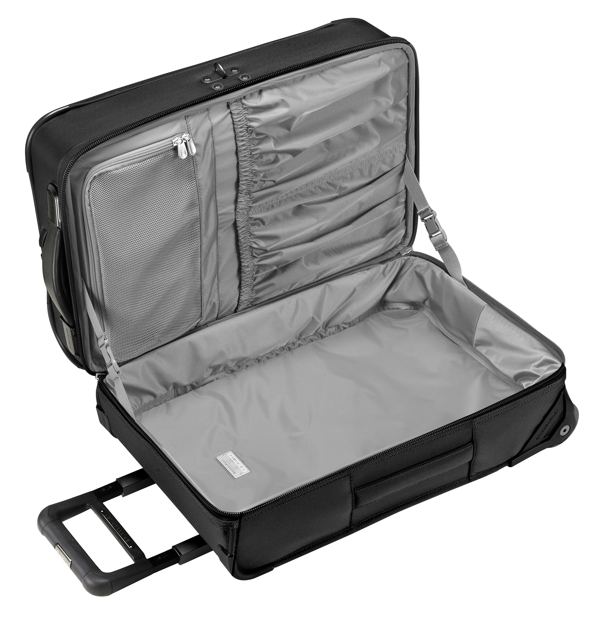 cabin luggage with suit compartment