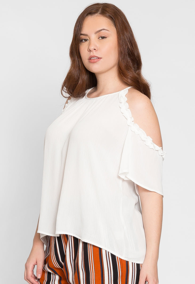 gauze tops plus size