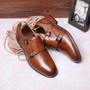 2020 new leather high-end Mengke head layer cowhide men's leather shoes