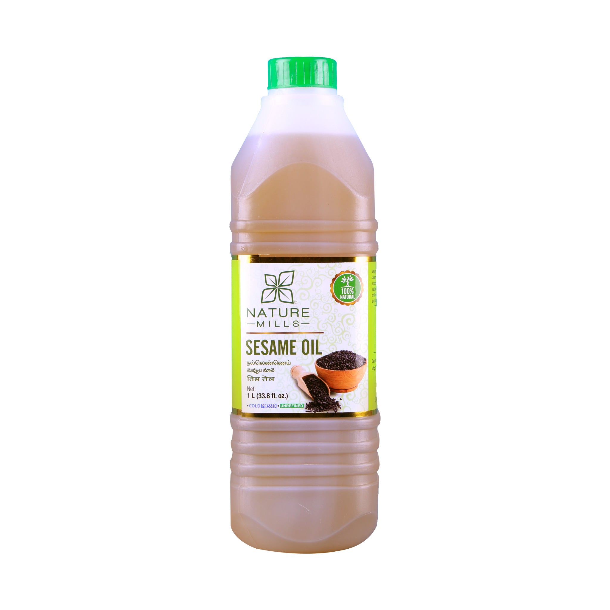 Natural Sesame Oil Unrefined, Coldpressed and 100 Natural