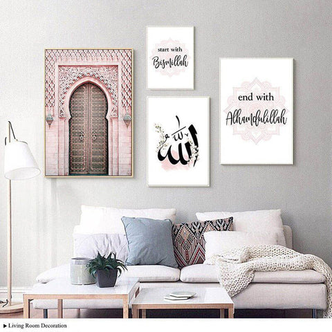 Moroccan Style Home Decor Painting