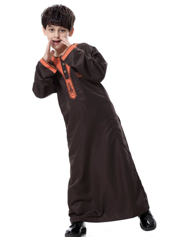 Kids Jubba Thobes Coffee