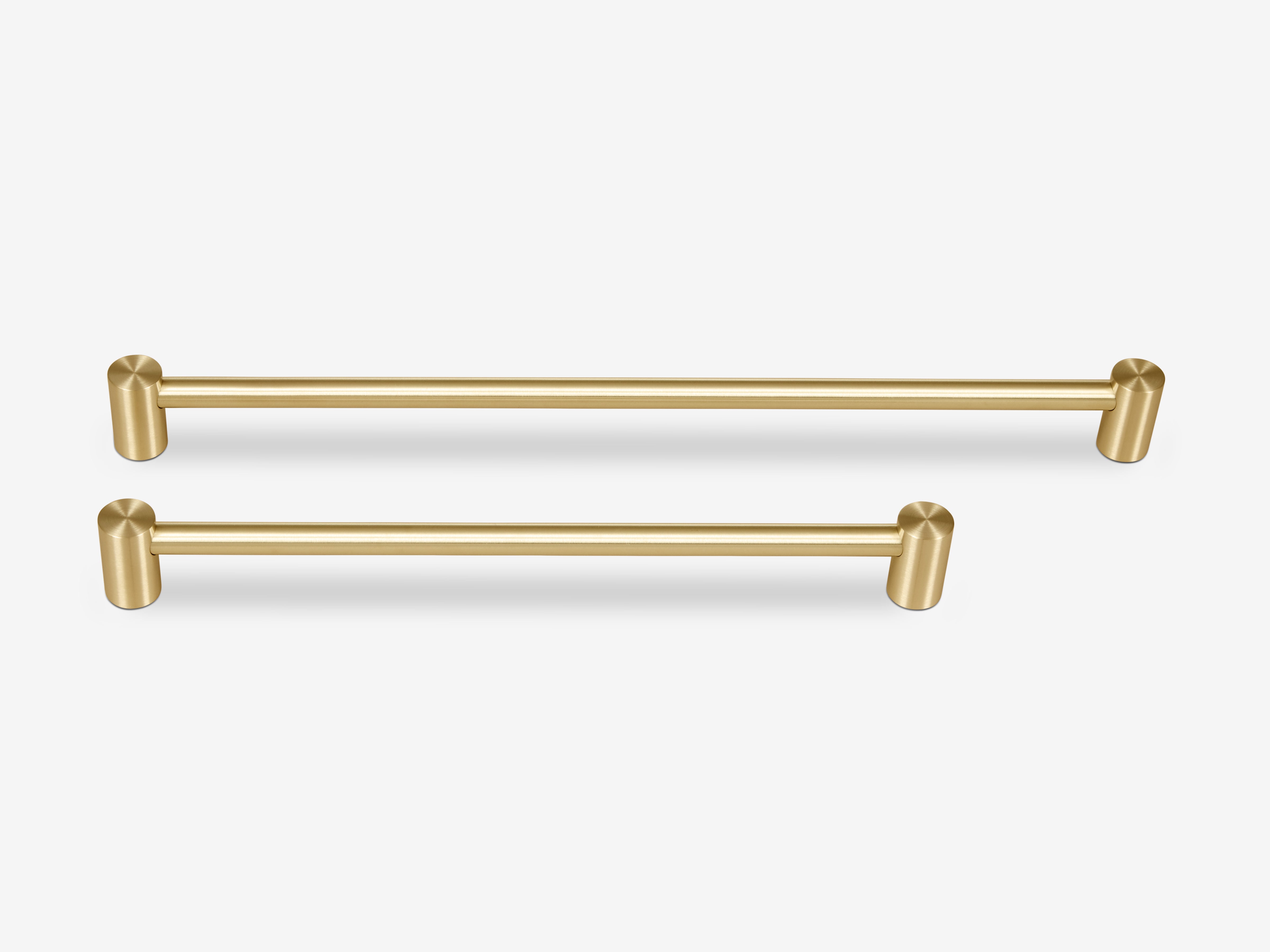 TOWEL RAIL + PULL BAR / DOUBLE-SIDED / CAST / BRASS