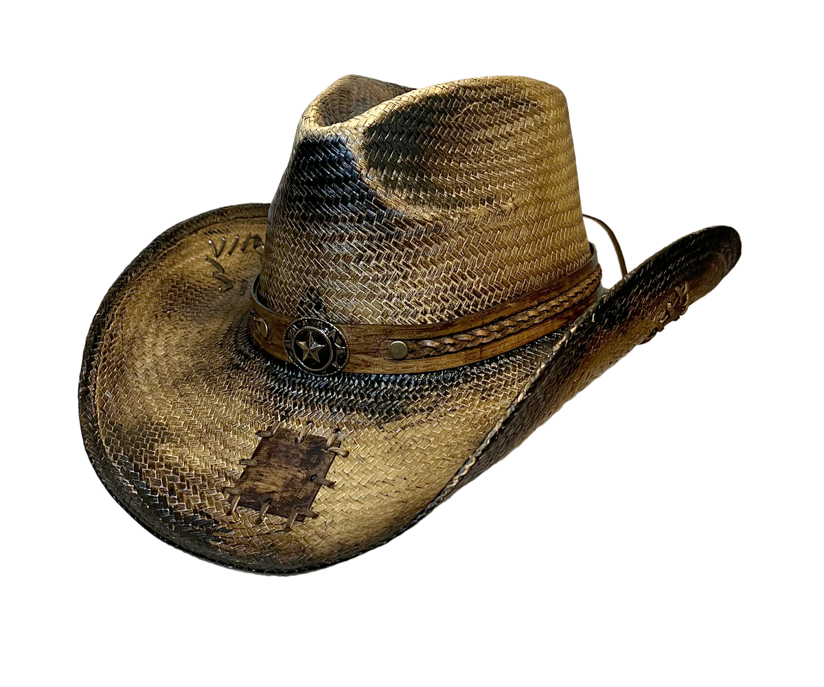 DRIFTER Brown Straw Cowboy Hat by Austin – The Cowboy Hats