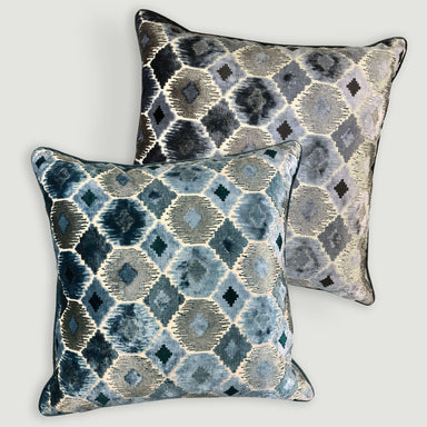 Rodeo Home Alaya Luxury Cut Velvet Square Throw Pillow - On Sale - Bed Bath  & Beyond - 31522251