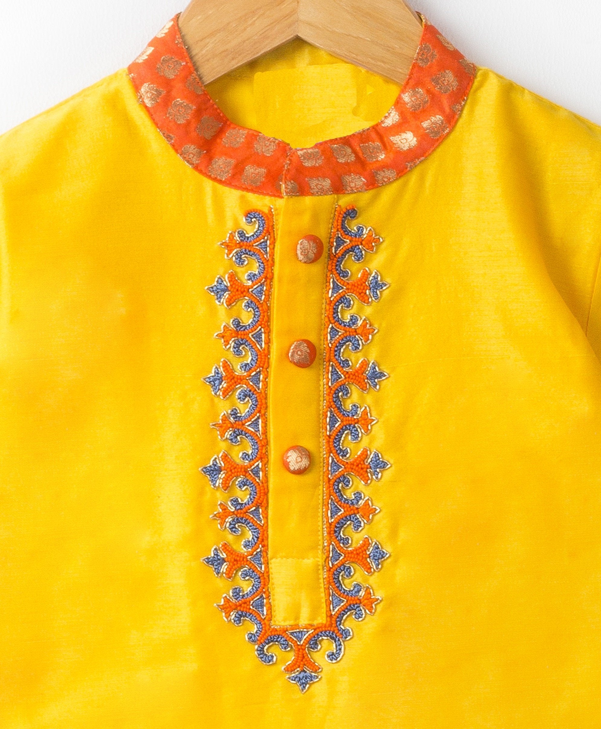 silk kurta for baby boy