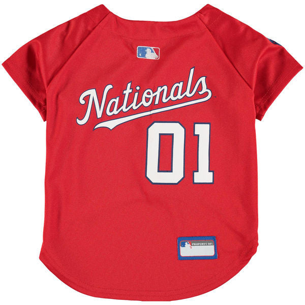 red washington nationals jersey