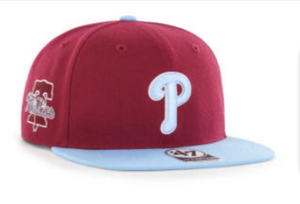 47 Philadelphia Phillies Hand Off Clean Up Adjustable Hat - Maroon