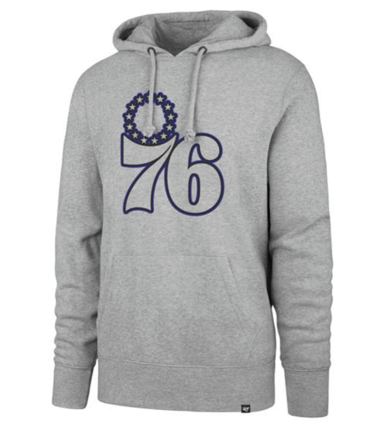 white sixers hoodie