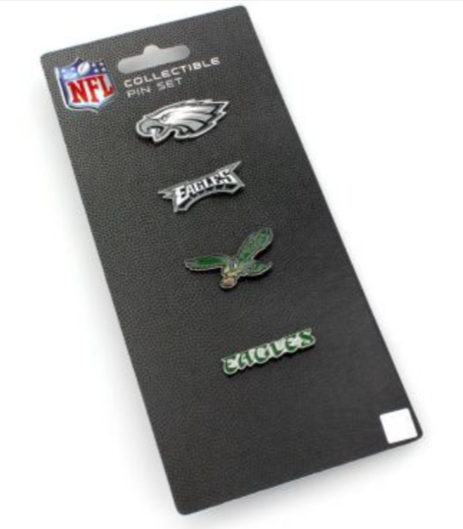 Eagles Logo Evolution Pin Set - Shibe 