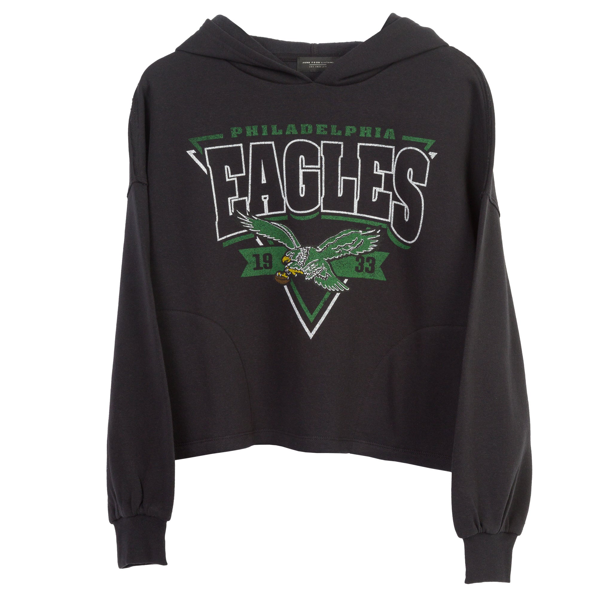 Philadelphia Eagles Nike RFLCTV Chevron Pullover Hoodie - Black