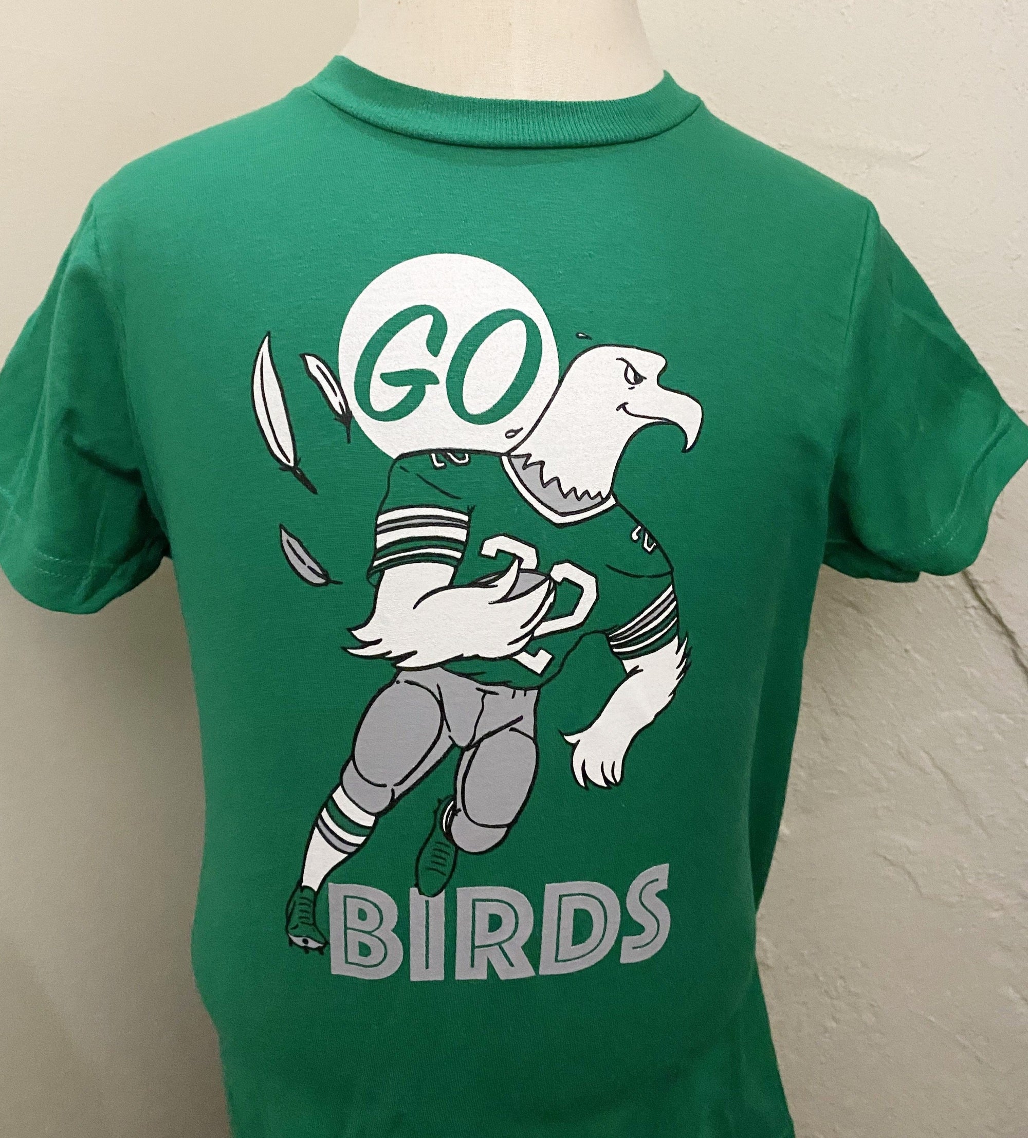 Bird Gang football tshirt for children, Philadelphia eagle kids