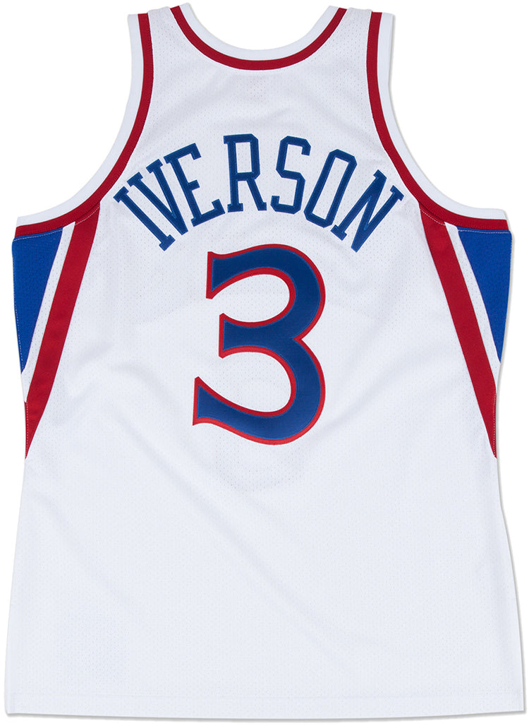 Allen Iverson Youth Jersey - Black Philadelphia 76ers Swingman