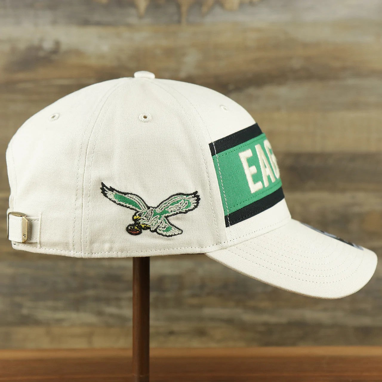 Philadelphia Eagles Kelly Green Cleanup hat with Vintage Logo - Shibe  Vintage Sports