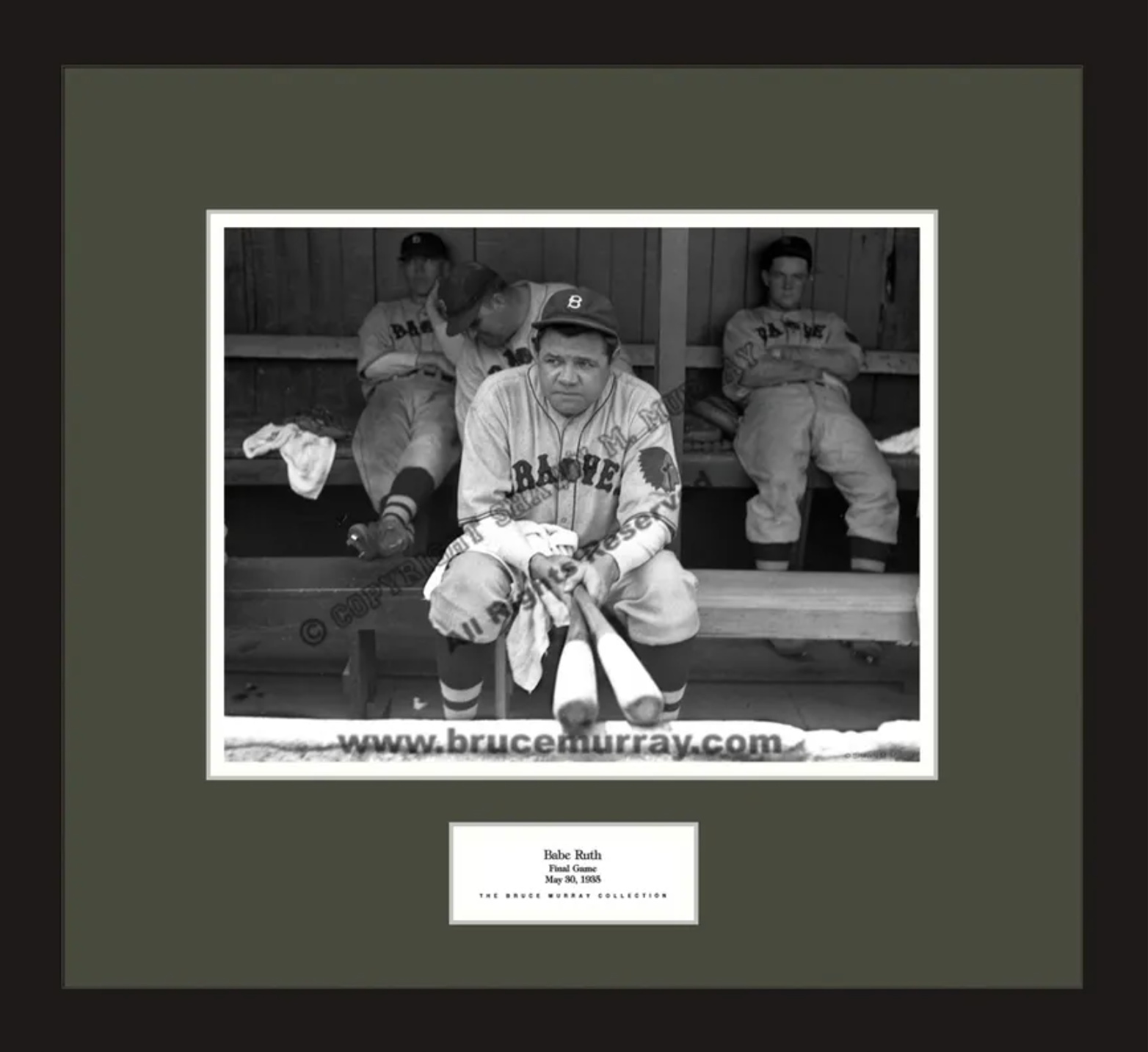 Lou Gehrig, Babe Ruth, Phillies' Chuck Klein, and Jimmie Foxx at