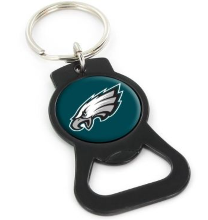 Philadelphia Eagles (Black) Bottle Opener Keychain