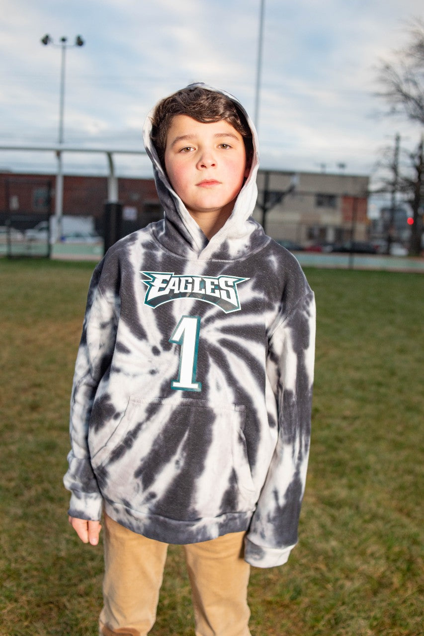 philadelphia eagles tie dye sweatshirt