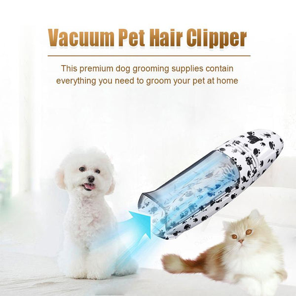 dog vacuum hair cutter