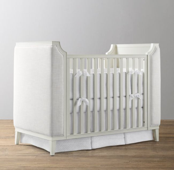 upholstered baby cot