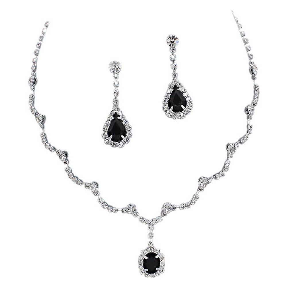 bridesmaid necklace and earring set