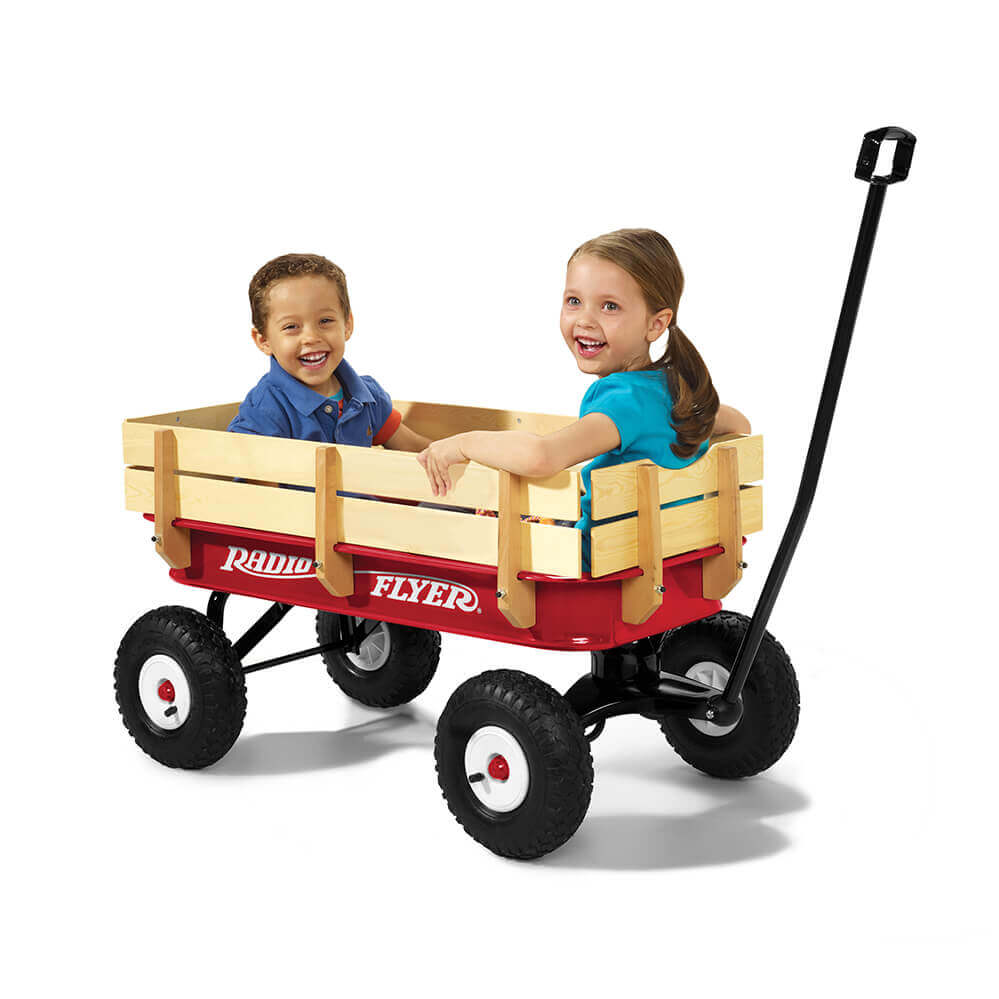 a radio flyer wagon