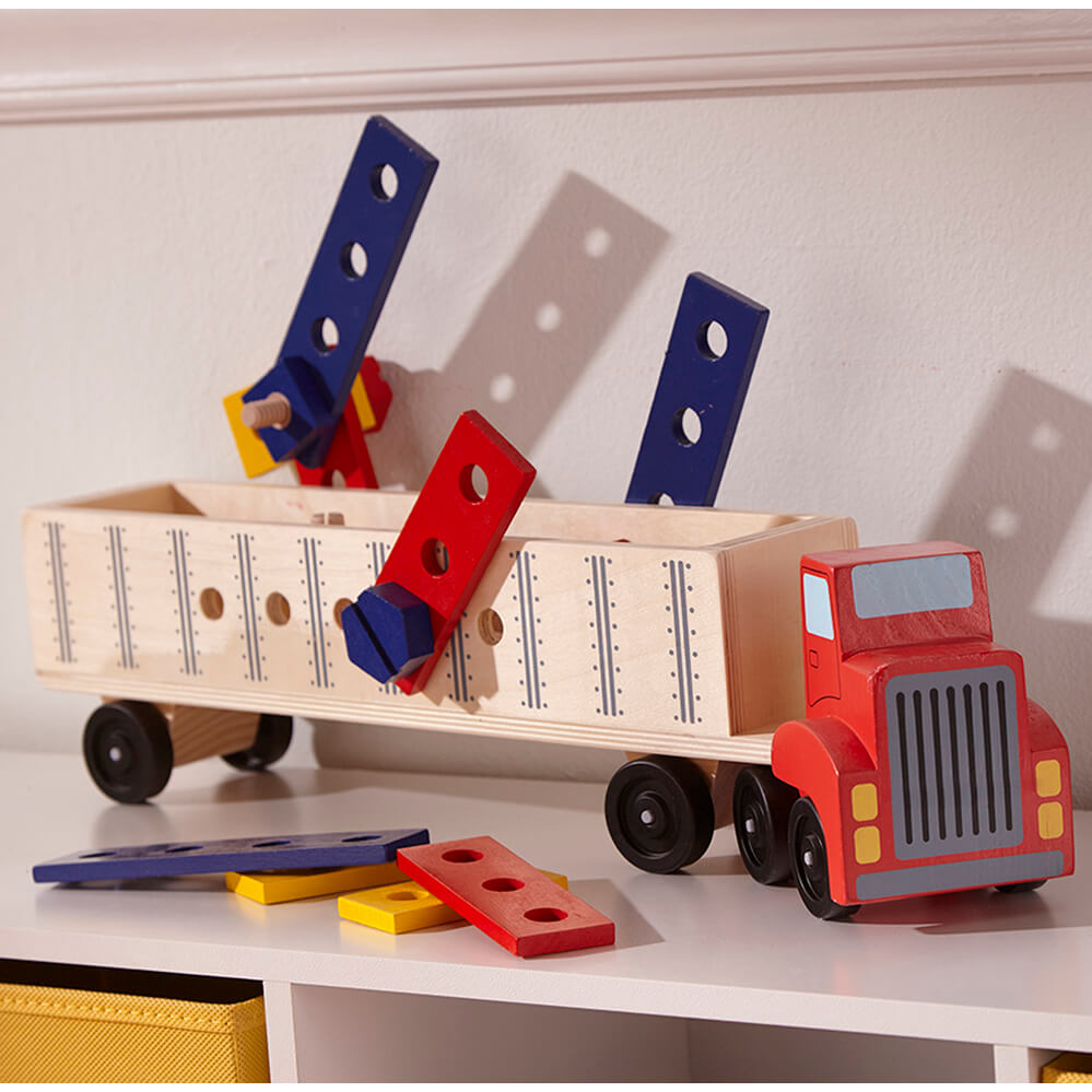 melissa and doug big rig building set