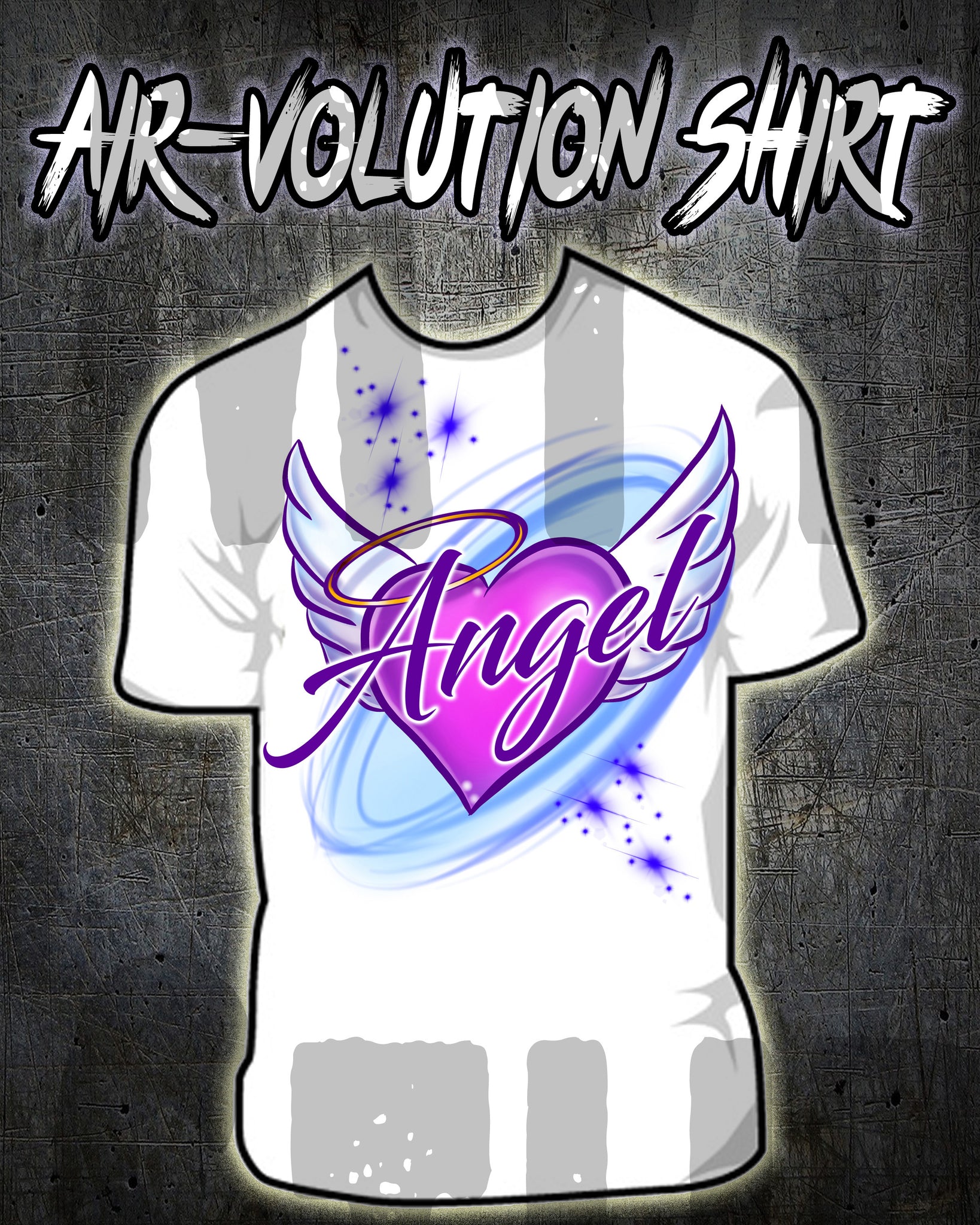 airbrush angel shirt