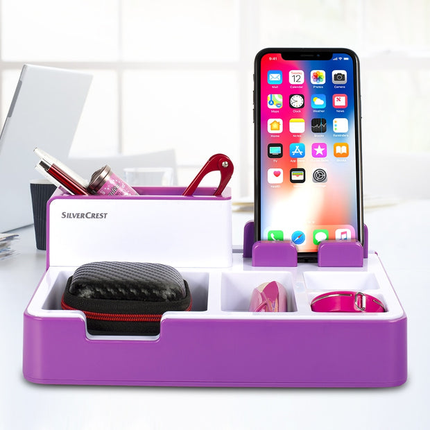 Mobile Phone Case For Ixs With Charging Storage For Desk Office