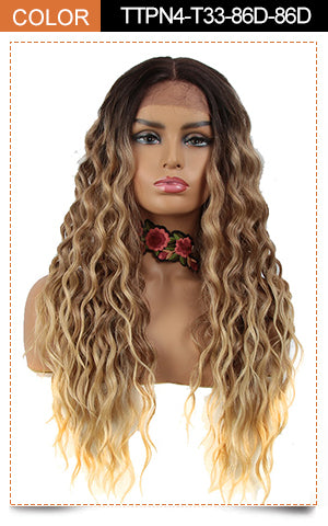 Easy 360 Synthetic HD Lace Frontal Wigs | 28 Inch Long Curly Wig | Sophisticate