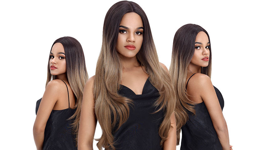 Cida | Synthetic Lace Front Straight Wig (Middle Part) | 31 Inch