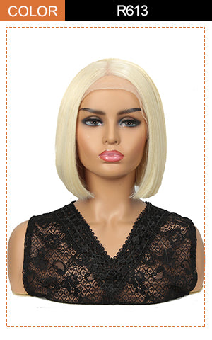 13*7 Synthetic Lace Frontal BOB Wig |10 inch Short Lace Wig