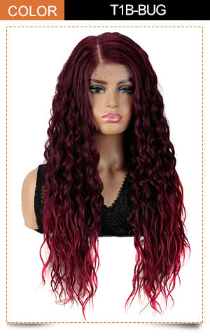 Easy 360 Synthetic HD Lace Frontal Wig | 28 Inch Long Curly Wig| Sophisticate