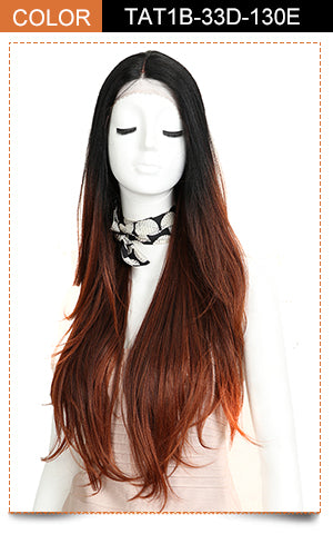 Cida | Synthetic Lace Front Straight Wig (Middle Part) | 31 Inch