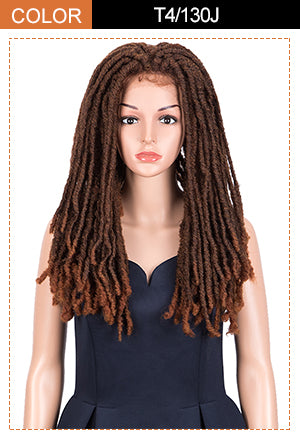 Dread Lock | Synthetic 3*6 Lace Front Dread locs Wigs | 23 Inch Full Lace Synthetic Faux Locs Braids Wig | Noble