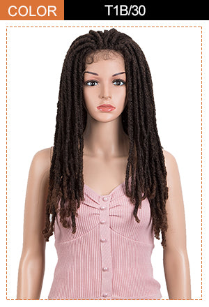 Dread Lock | Synthetic 3*6 Lace Front Dread locs Wigs | 23 Inch Full Lace Synthetic Faux Locs Braids Wig | Noble