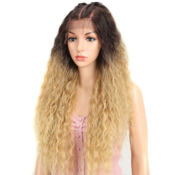 Beyonce丨13*4 Synthetic Lace Frontal Wigs | 30 Inch Curly Wave Wig