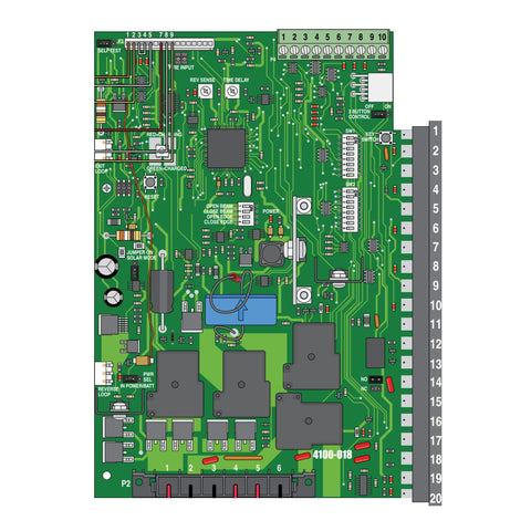 Doorking 4100-018 Circuit Board